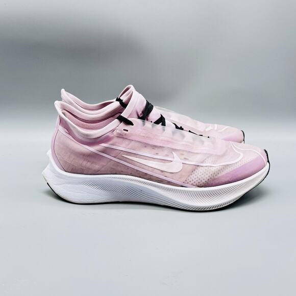 Nike Shoes Womens 8.5 Pink Zoom Fly SP Translucent Running Trainer Sneakers - Picture 1 of 11